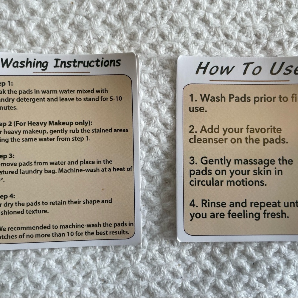 Reusable Makeup Remover Pads